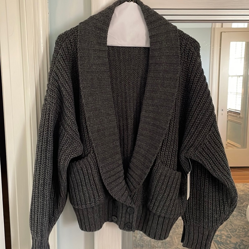 Anthropologie cable knit cardigan